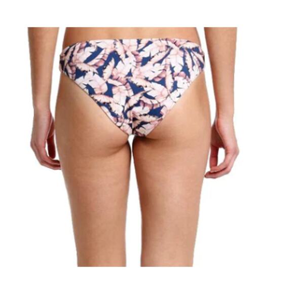 EBERJEY Pink & Blue Banana Leaf Annia Bikini Bottom Large NWT - Picture 4 of 4